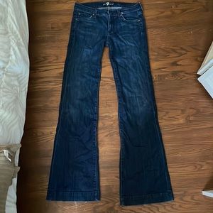 Seven for all mankind - dark wash Wide leg jeans